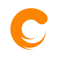 Orange swirl logo
