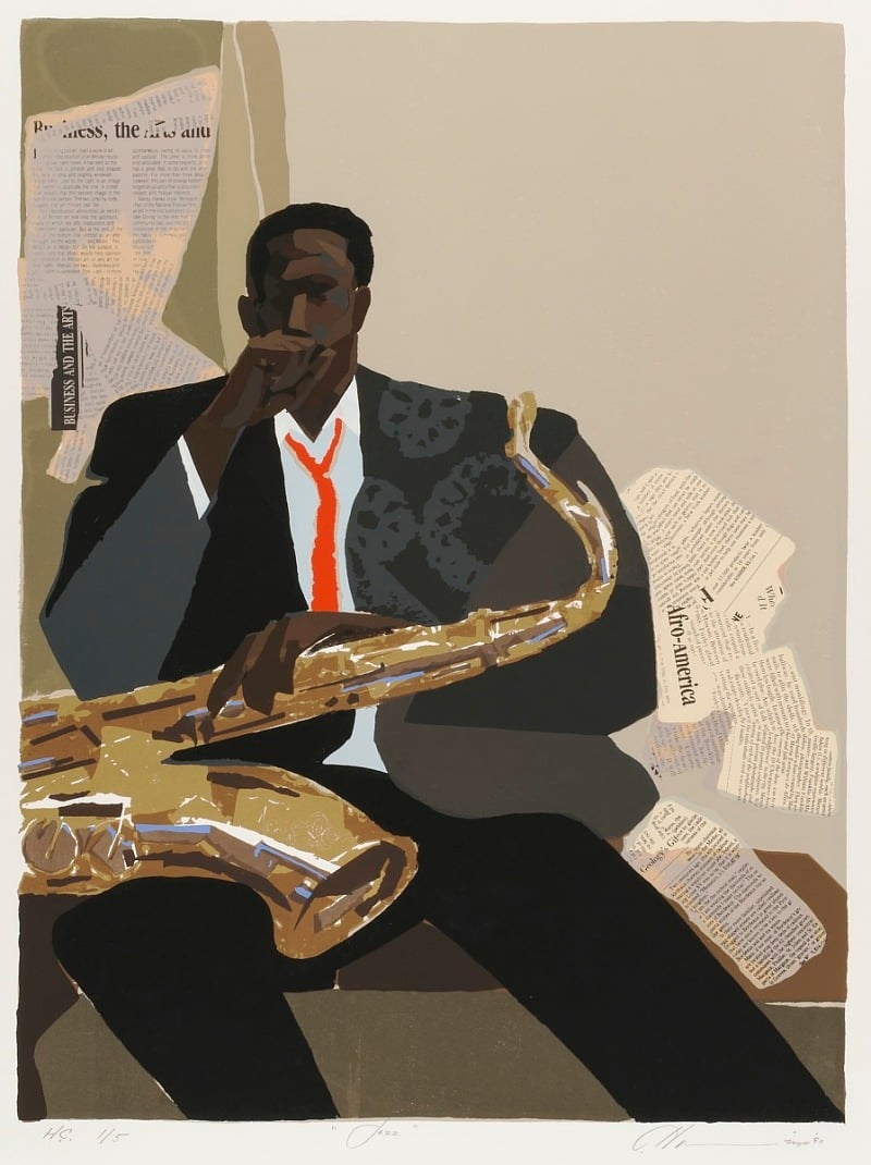 Portrait of John Coltrane. Today, 9/23/2026, is the centennial of Coltrane's birth.