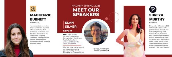 The hackNY Spring Schedule is LIVE! 🚀