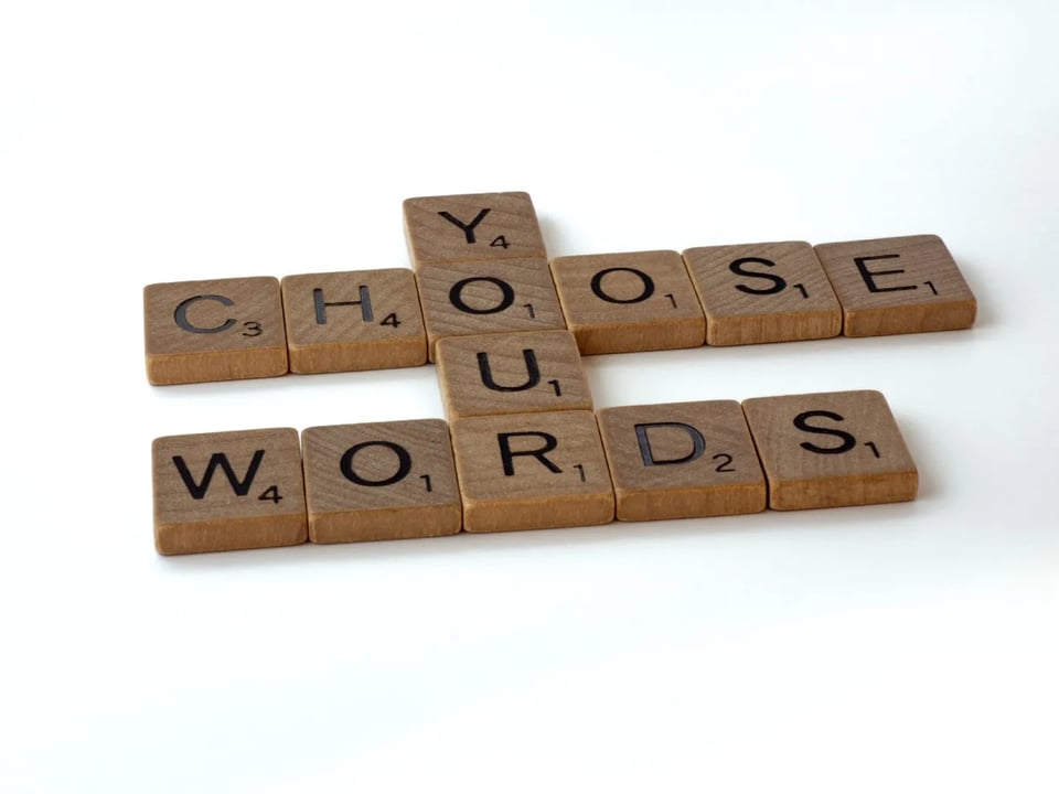 Choose your words design