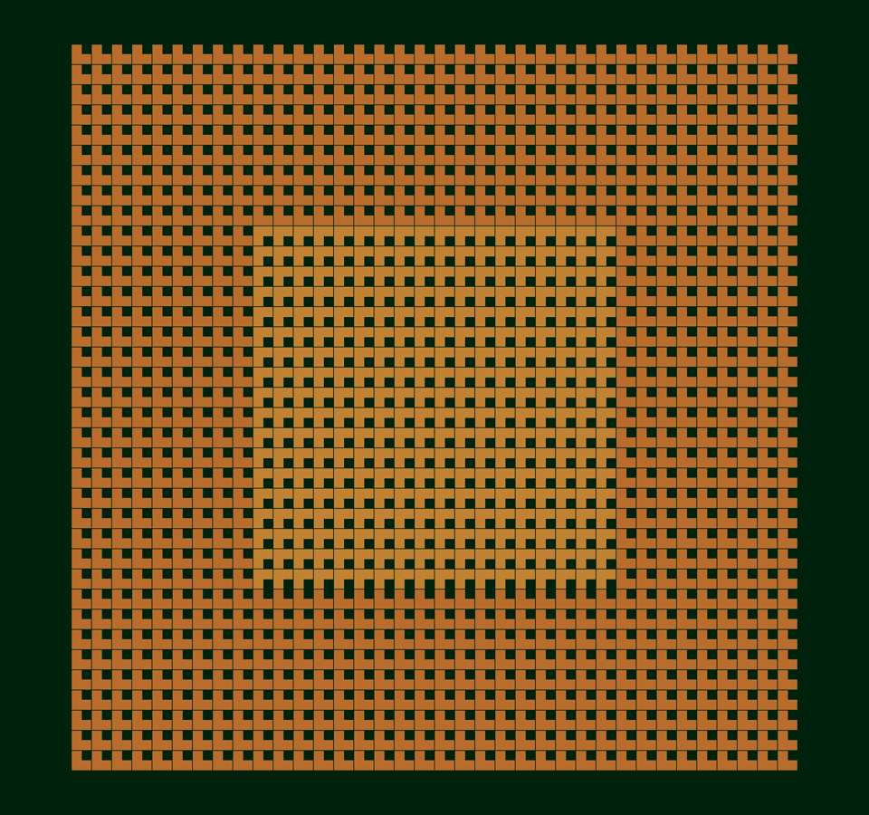 A still image of the work this newsletter pertains to, revealing subtle patterns.