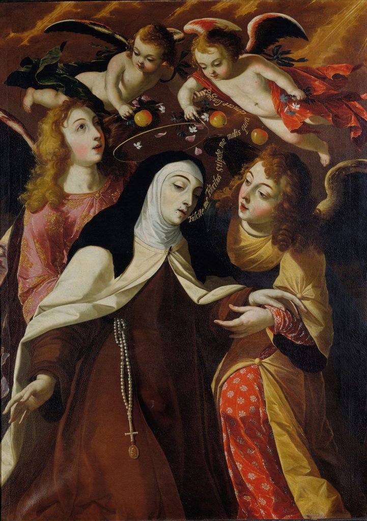 Josefa de Óbidos, "St. Teresa of Avila, Mystic Spouse of Christ" (1672) Josefa de Óbidos, "St. Teresa of Avila, Mystic Spouse of Christ" (1672)