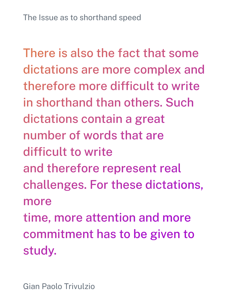 shorthand dictation quote