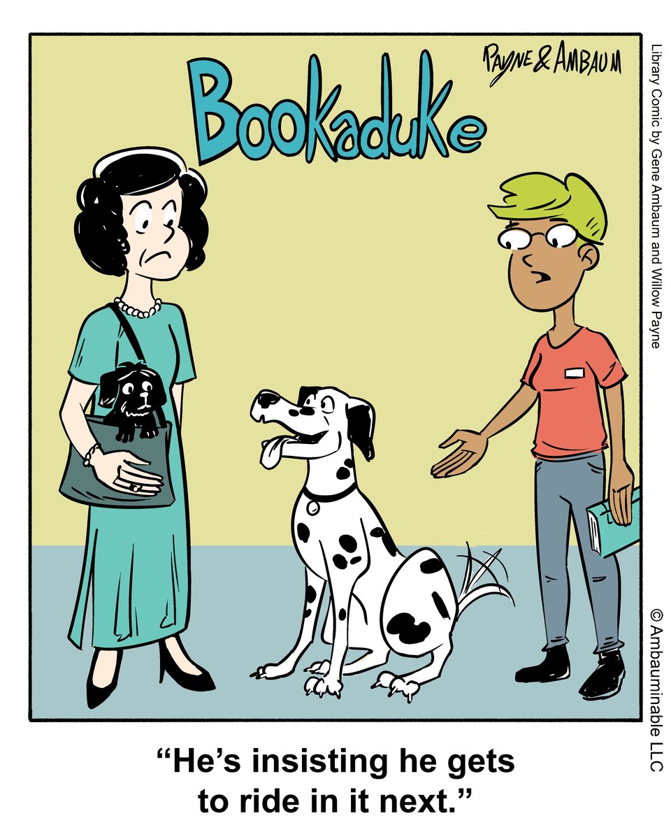 Library Comic: Bookaduke
