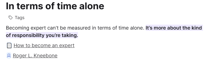 In terms of time alone