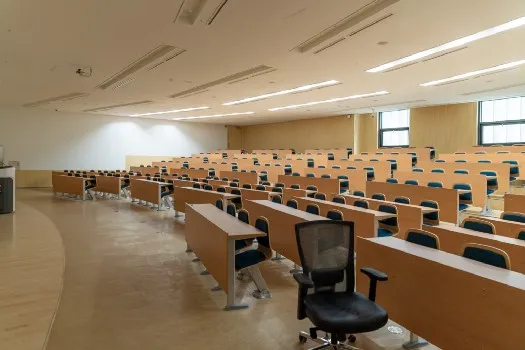 an empty lecture hall