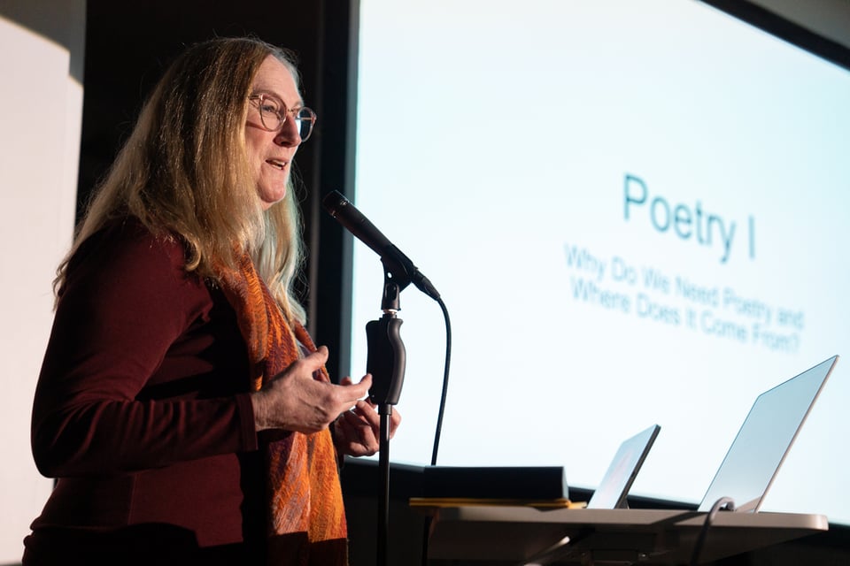 Mary Ann presenting.