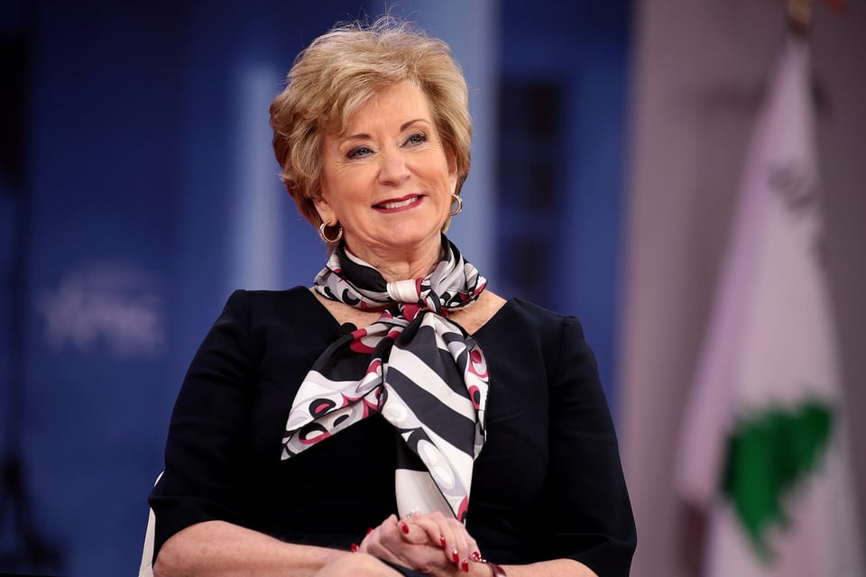 Secretary of Education Designate - Linda MacMahon