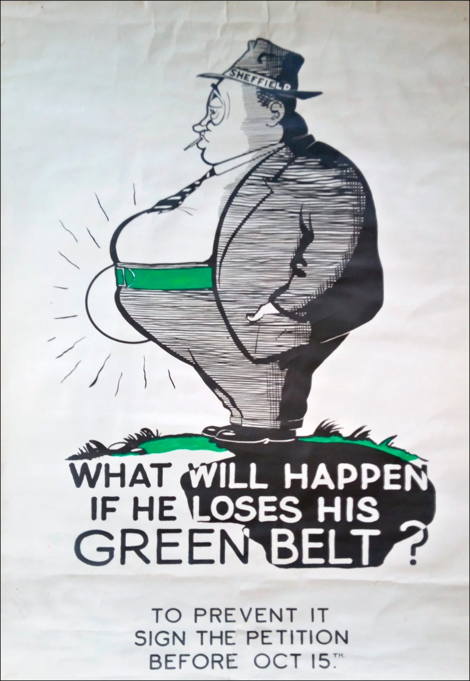 1952 green belt campaign poster