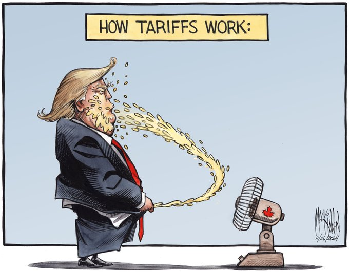 Halifax-based editorial cartoonist Bruce MacKinnon captures the mood of the moment in this piece, submitted by vigilant reader Ross Gill.