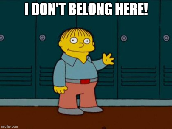 Ralph Wiggum waving