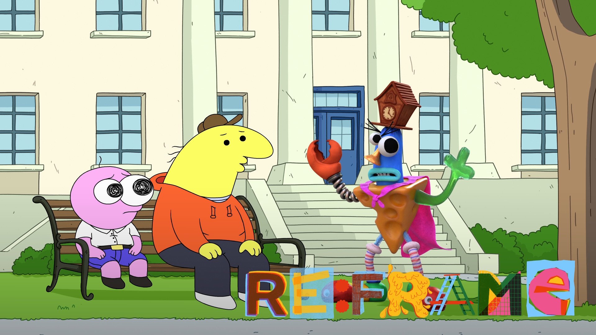 The frog stays in the picture