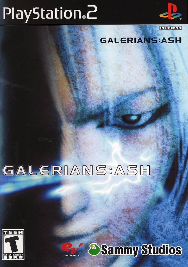 The cover of Galerians: Ash featuring Ash's face
