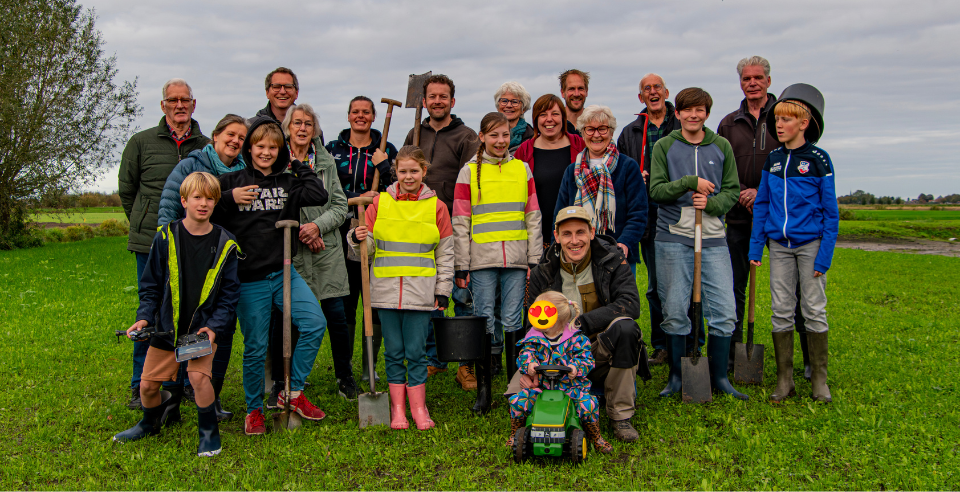 Vrijwilligers tijdens meewerkdag