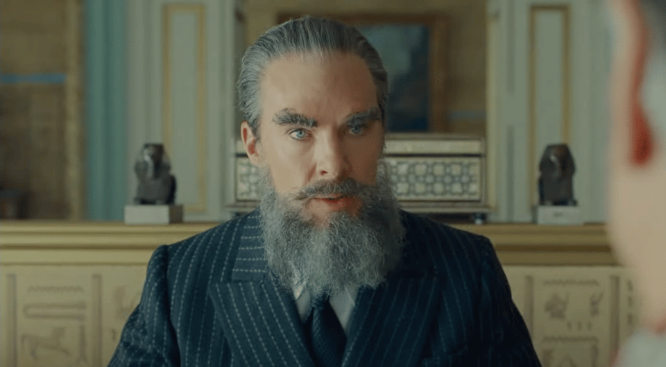 Benedict Cumberbatch in a funny beard