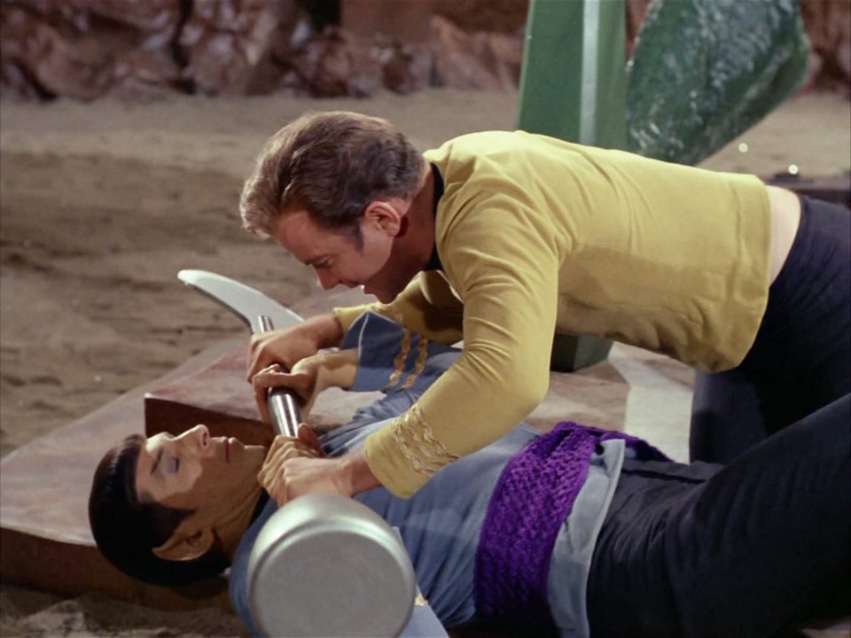A screencap from Star Trek,