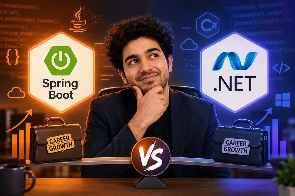 Spring Boot vs .NET for Freshers: Which Career Path Is Better?