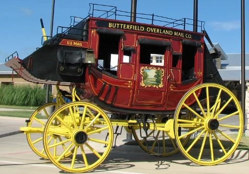 A stagecoach