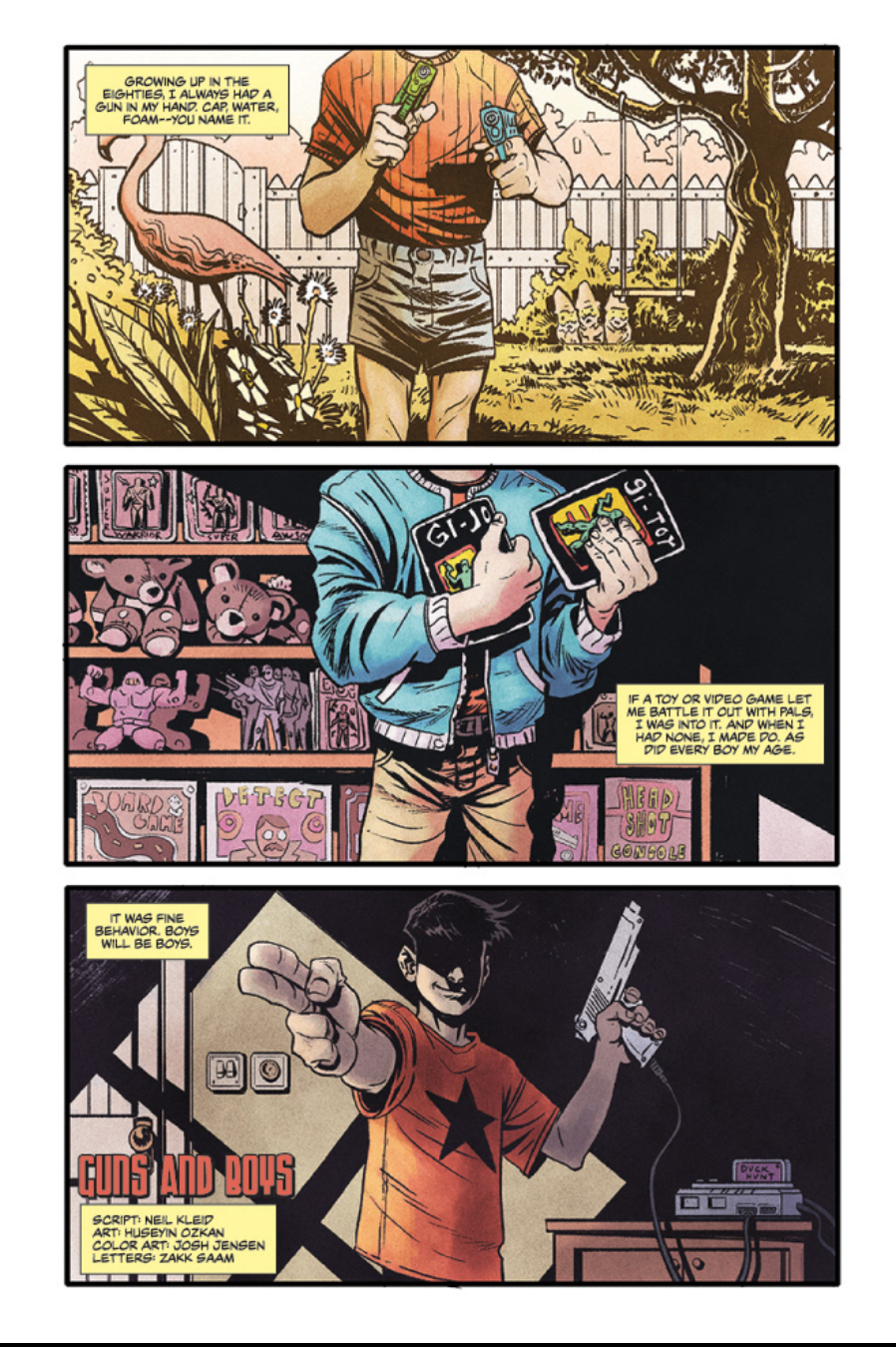 'guns and boys' page 1