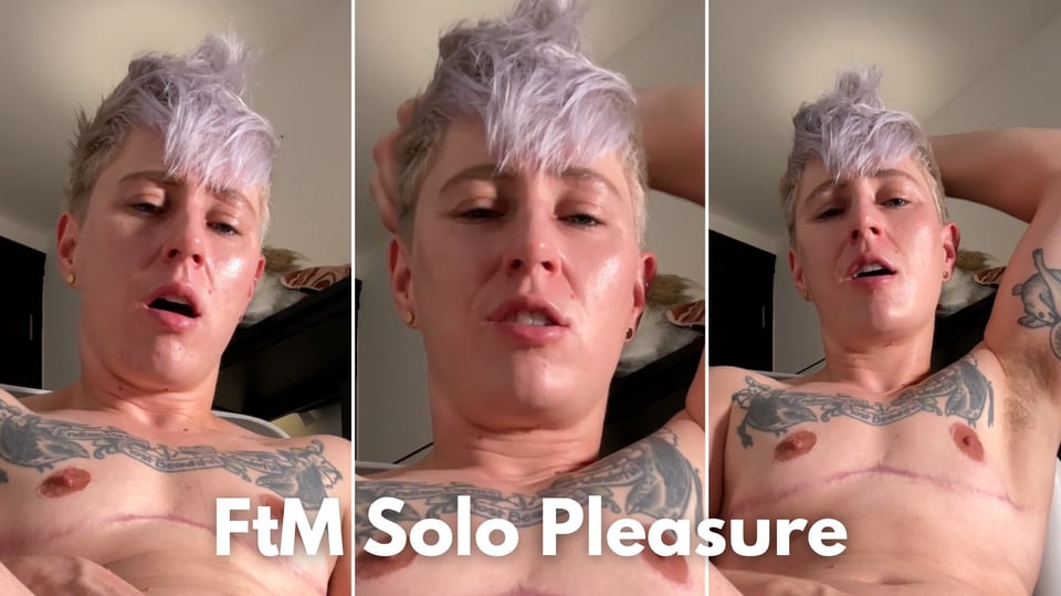 cover image for "FtM solo pleasure"