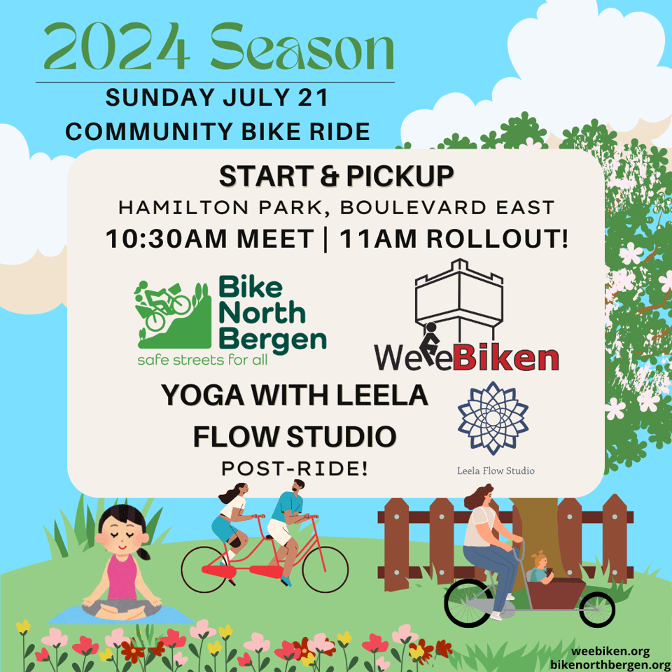 a poster for a bike ride