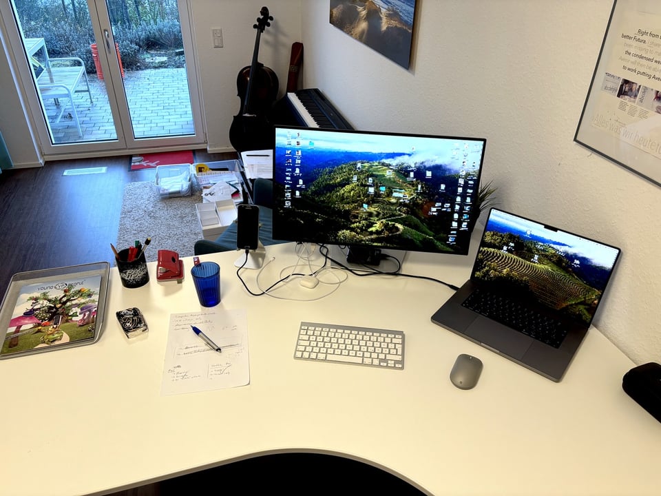 Der Arbeitsplatz von Gerrit van Aaken