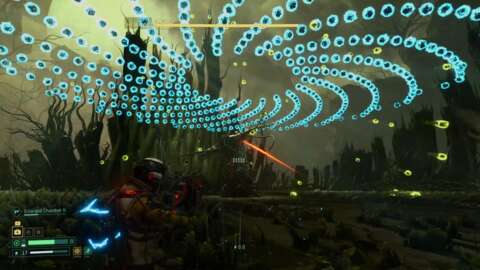 An image of the Hyperion boss fight