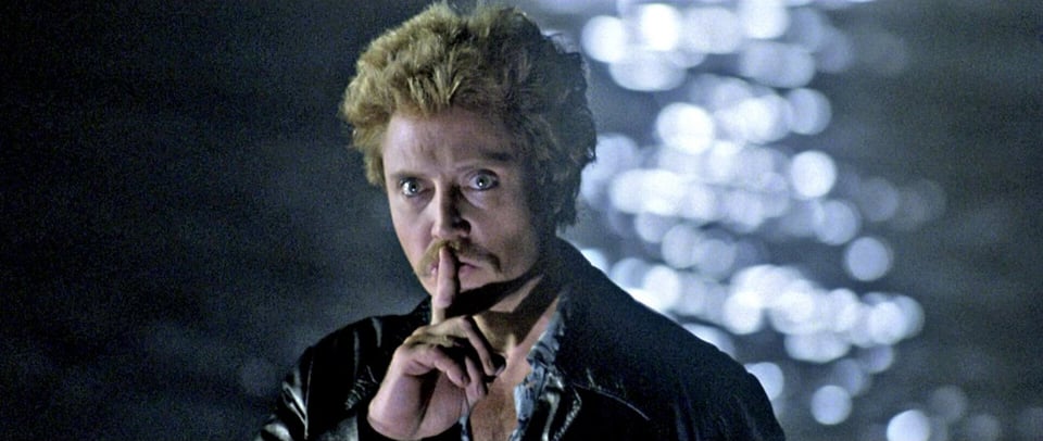 Christopher Walken going "shhh" in At Close Range