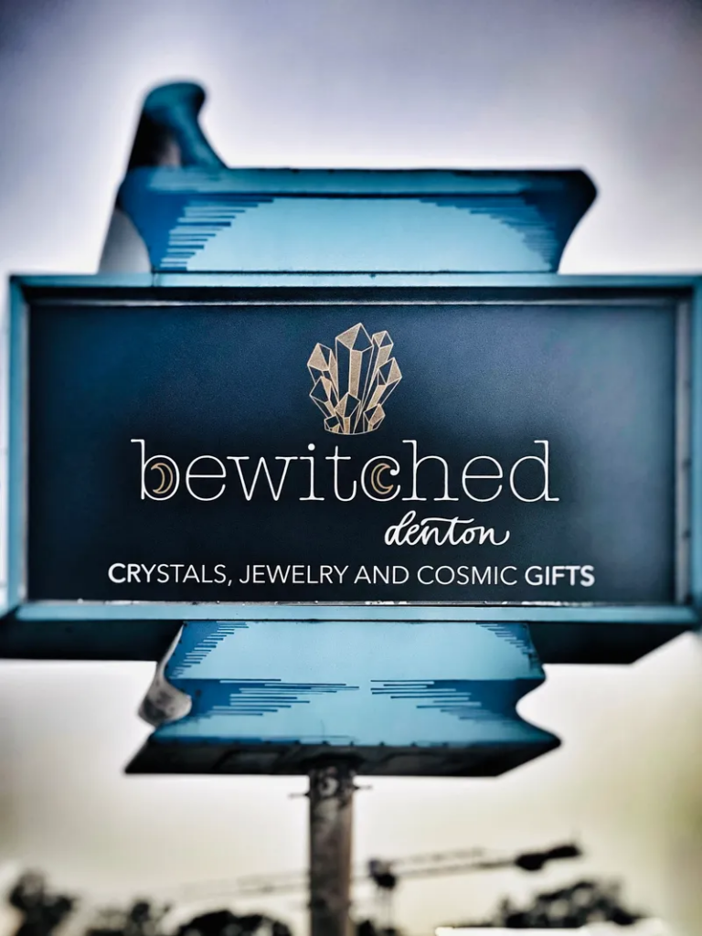 Bewitched Denton sign.