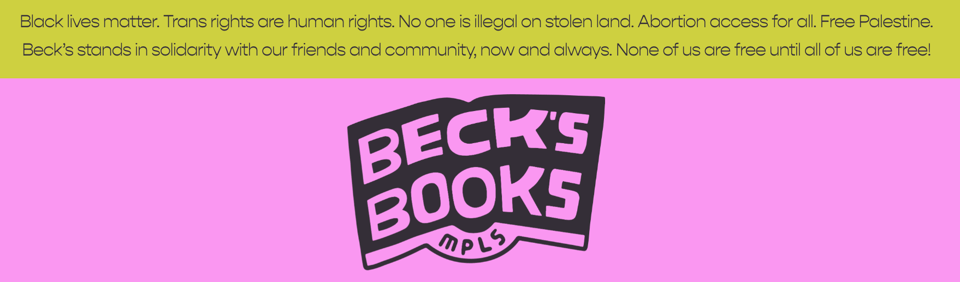 Beck's Books website header