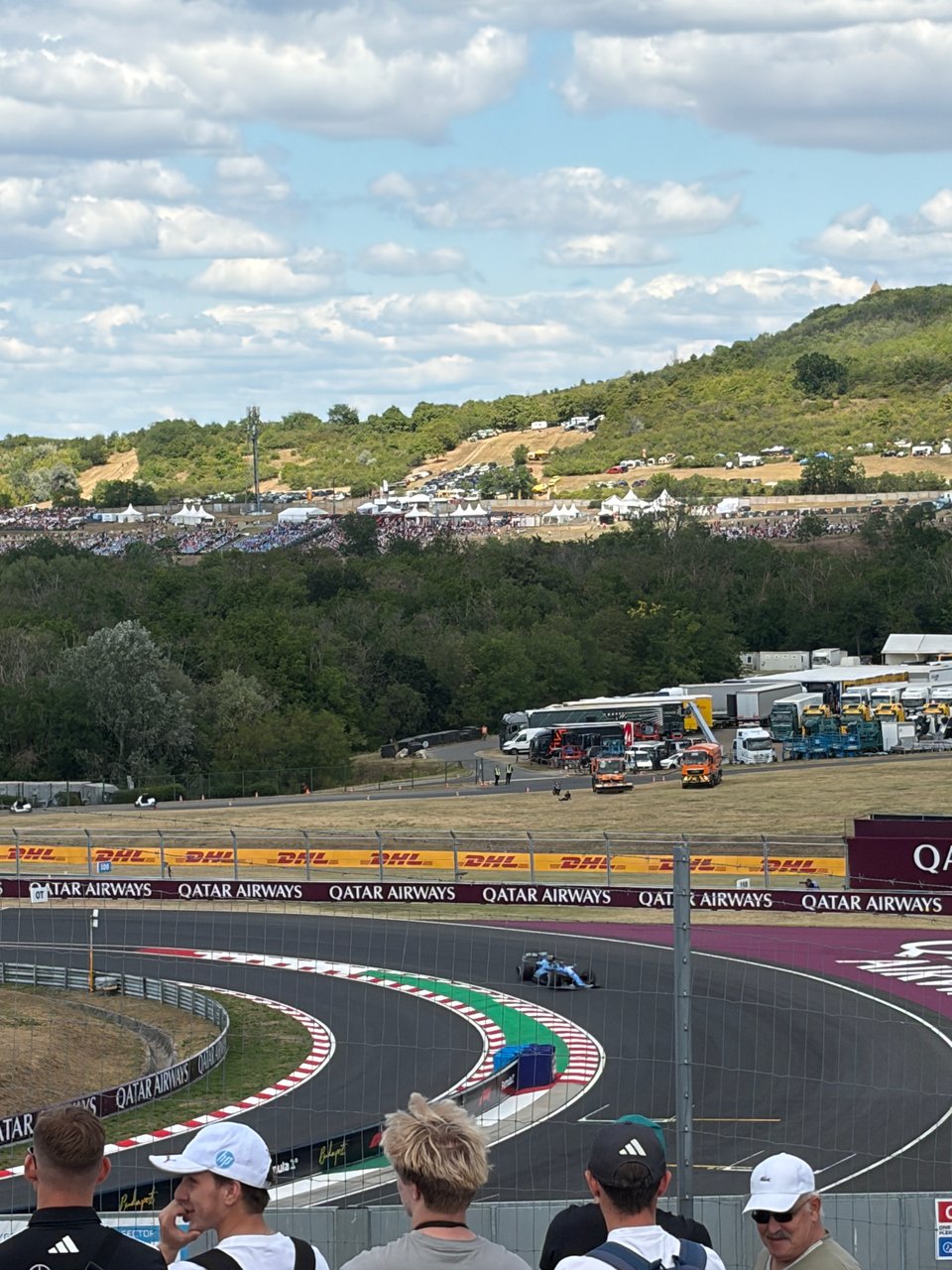 Formula Two car on a race track