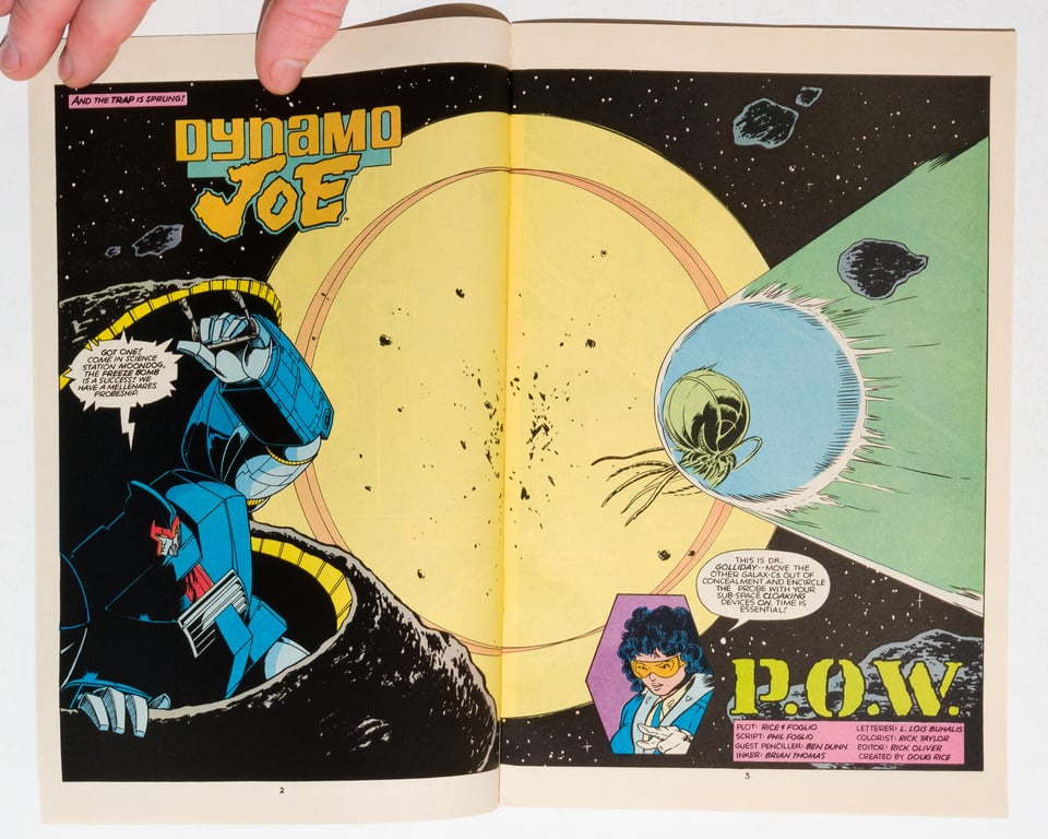 splash page showing a big space explosion