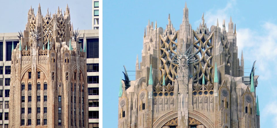 570 Lexington's Monuments to the Gods of Electricity