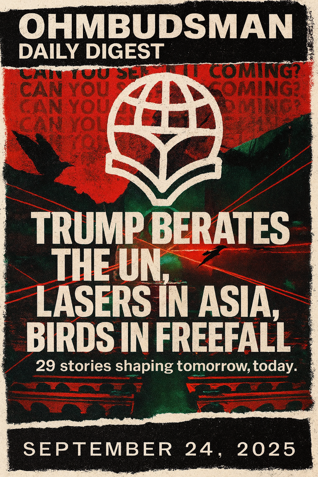 Trump vs UN, Meta’s AI PAC, Birds in Freefall