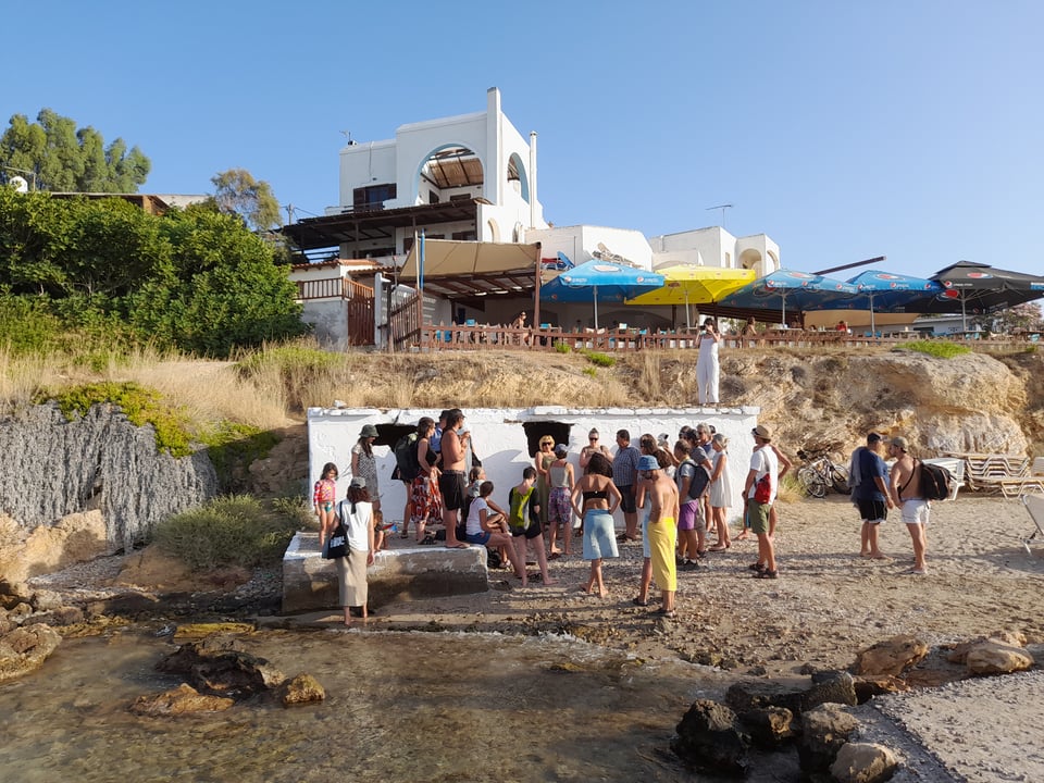 ‘The Mineral Springs of Aegina’ workshop with Lydia Xynogala, June 2023
