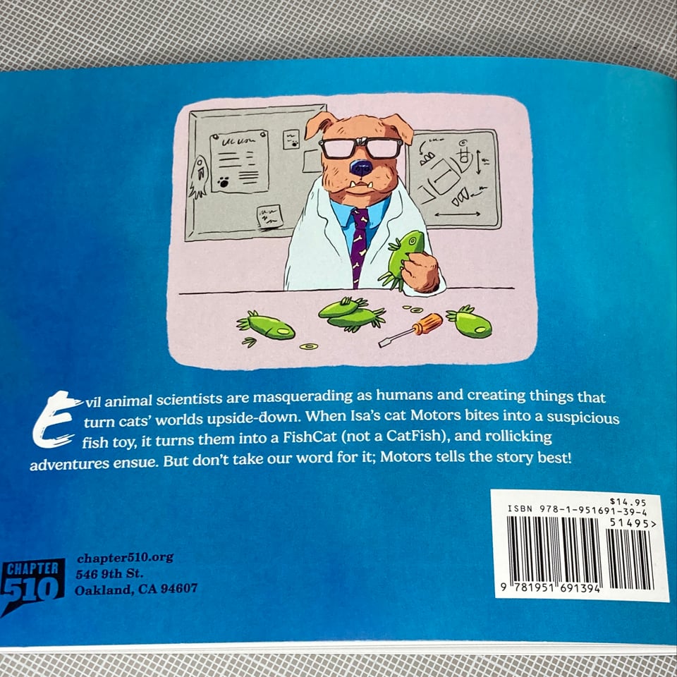 Back cover of The Adventures of a FishCat (Not a Catfish)