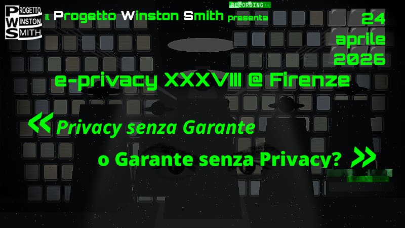 Sta per iniziare e-privacy XXXVIII «Privacy senza Garante o Garante senza Privacy?»