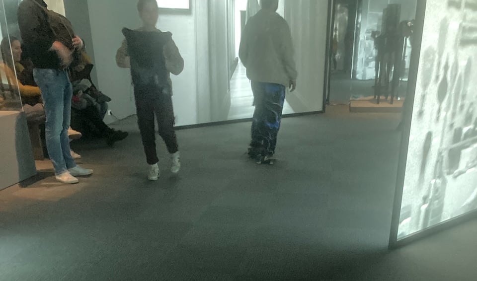 someone wearing rat shoes and lighting pants