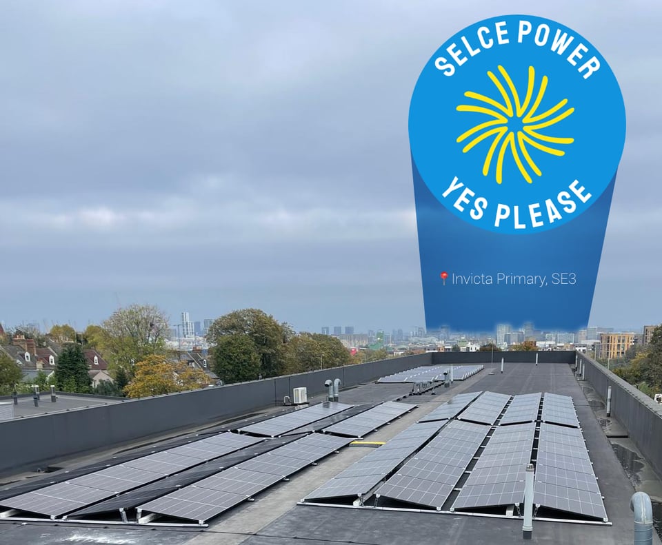 Selce's share offer funds solar on Invicta Primary School's roof
