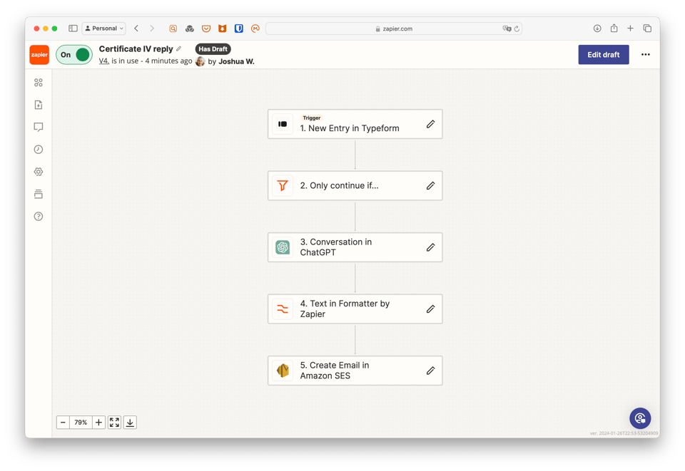 Zapier screenshot