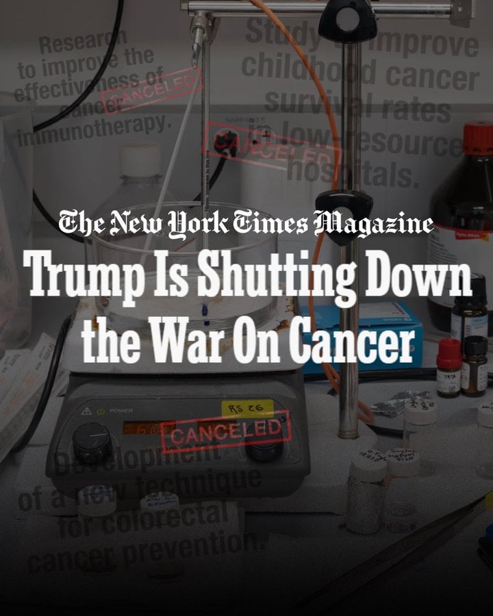 Trump is ending the war on cancer