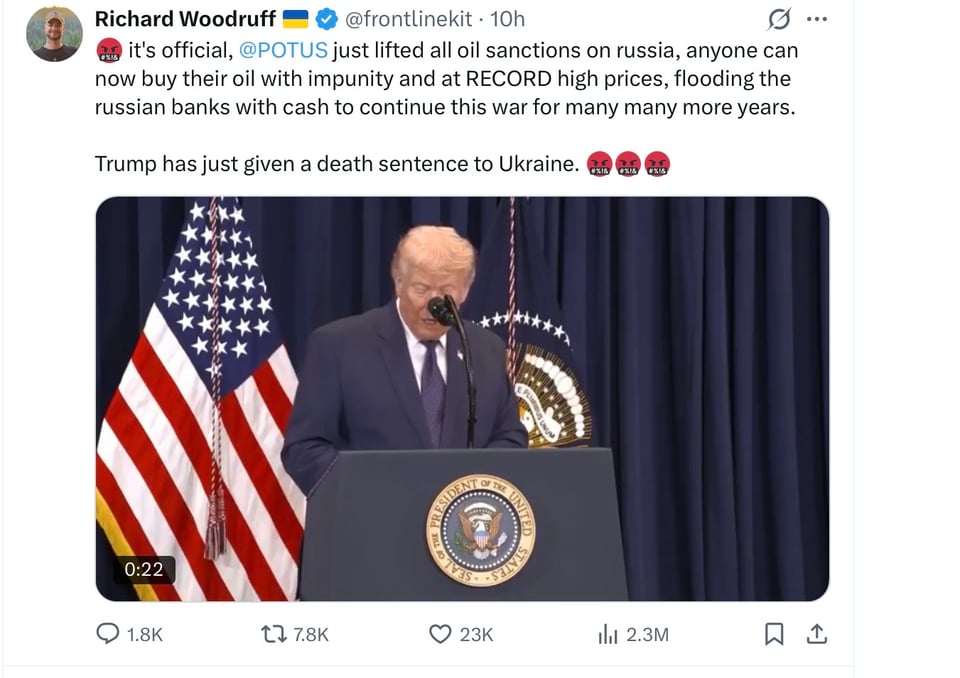 the first winner of the Trump Iran War is Russia.