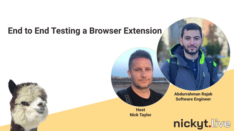 nickyt.live promo for guest Abdurrahman Rajab