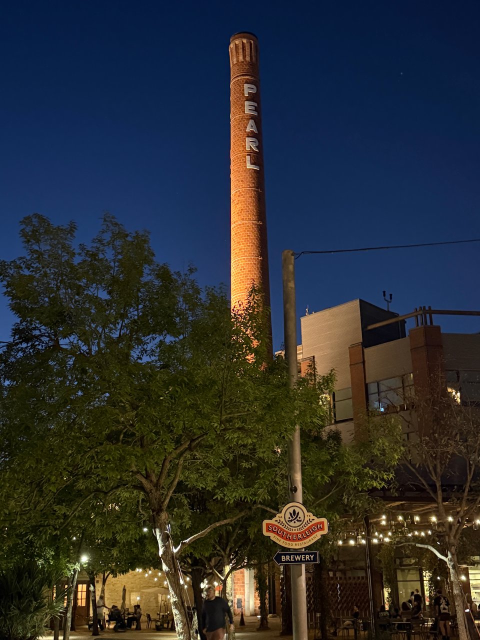 vintage signage for the Pearl in San Antonio, Texas