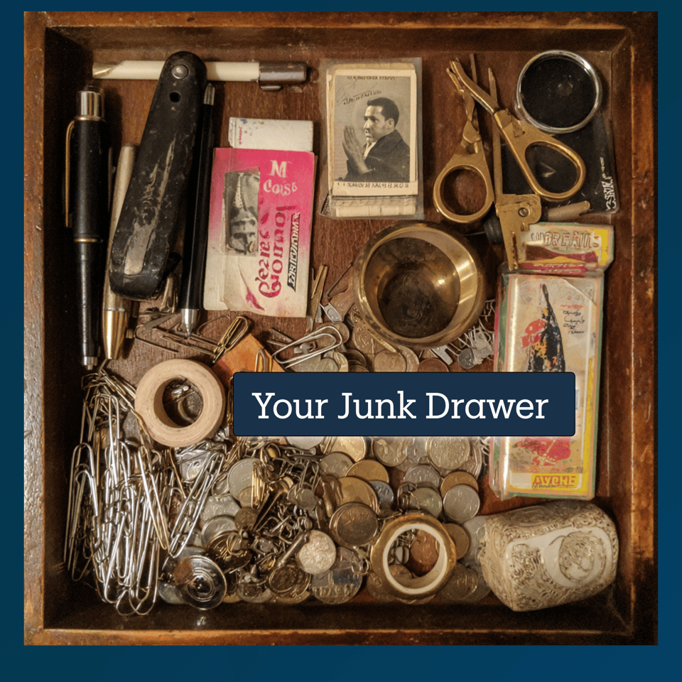 drawer of junk