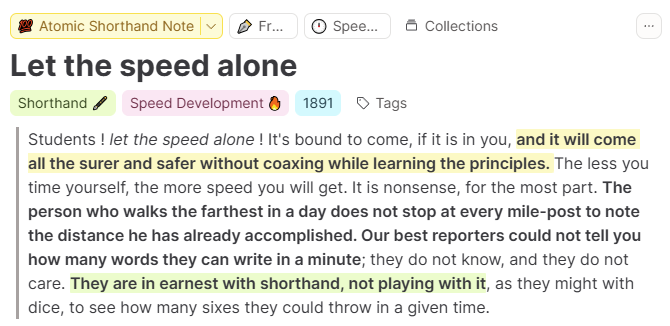 let the speed alone