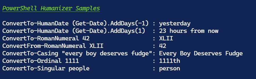 More Fancy PowerShell Formatting Options