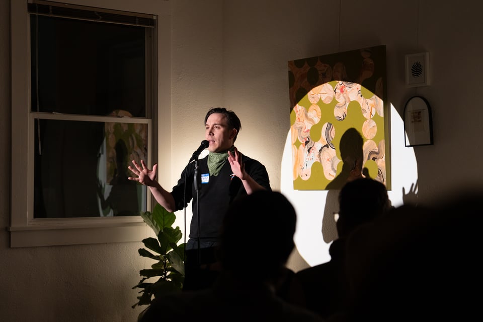 Dan telling a story.