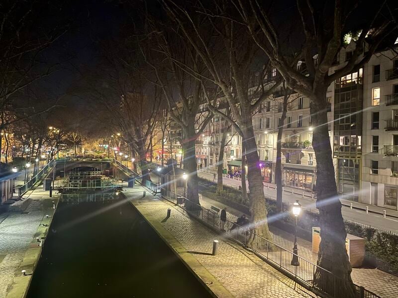 Street view of Canal St Martin