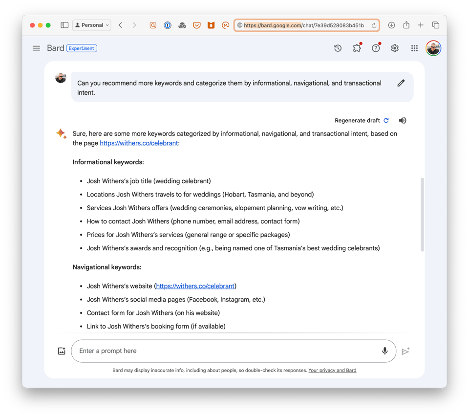 Google Gemini screenshot